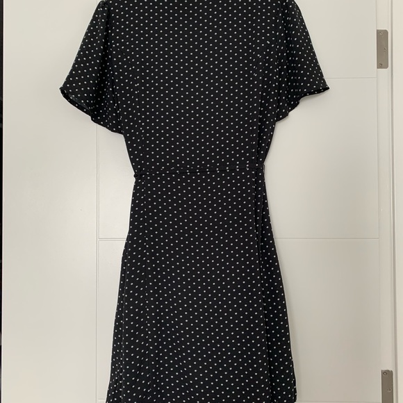 Black with small white polka dots dress - Picture 1 of 3